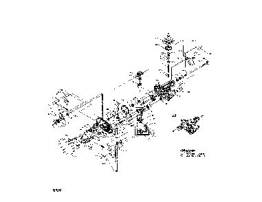 Hydro transaxle Diagram and Parts List for 96042000600  Poulan Lawn Tractor