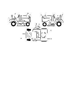 Decals Diagram and Parts List for 917279870  Poulan Lawn Tractor