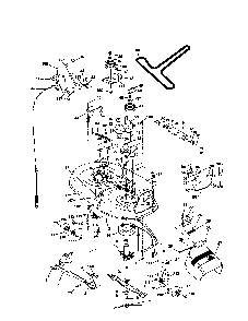 Part Location Diagram of 169670 Poulan Bracket Clutch Cable