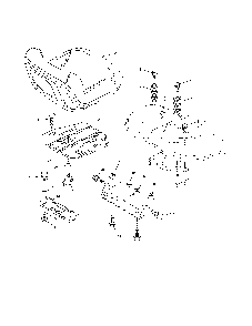 Seat Diagram and Parts List for 96046007600  Poulan Lawn Tractor