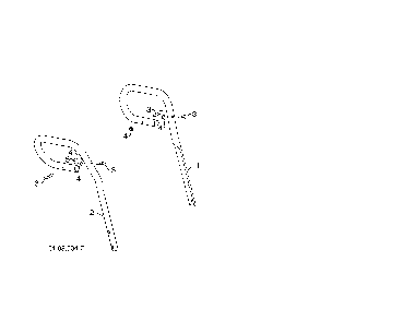 Loop handles Diagram and Parts List for 96198004604  Poulan Snow Blower