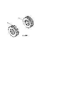 Wheels Diagram and Parts List for 96192003703  Poulan Snow Blower