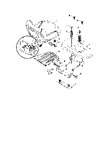 Seat Diagram and Parts List for 96042003803  Poulan Lawn Tractor