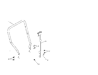 Lower handle Diagram and Parts List for 96192002901  Poulan Snow Blower
