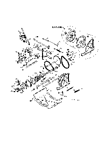 Drive Diagram and Parts List for 96192003701  Poulan Snow Blower