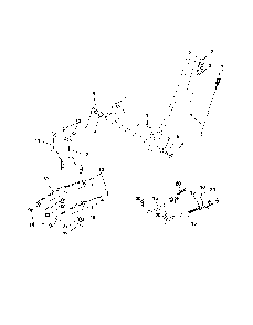 Mower lift Diagram and Parts List for 96012000302  Poulan Lawn Tractor