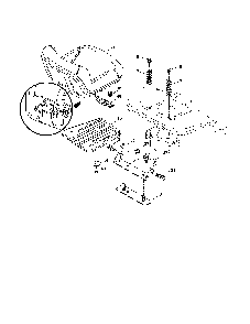 Seat assembly Diagram and Parts List for 96042001700  Poulan Lawn Tractor