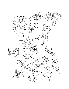 Chassis and enclosures Diagram and Parts List for 917279870  Poulan Lawn Tractor