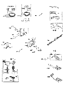 Alternator/electric starter Diagram and Parts List for 96046007700  Poulan Lawn Tractor
