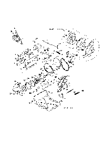 Drive Diagram and Parts List for 96198004601  Poulan Snow Blower