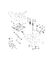 Seat assembly Diagram and Parts List for 96012000302  Poulan Lawn Tractor