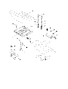 Seat assembly Diagram and Parts List for 96012003001  Poulan Lawn Tractor