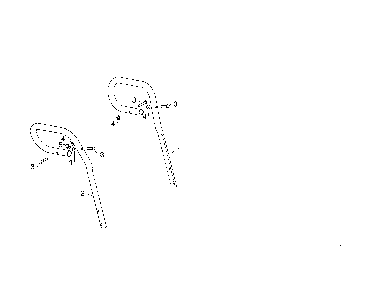 Handles Diagram and Parts List for 96198004602  Poulan Snow Blower