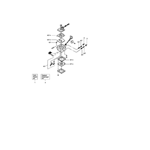 Carburetor - 530071565-Wt619 Diagram and Parts List for S31BC RECON Poulan Trimmer