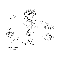 Engine Diagram and Parts List for 96042000800  Poulan Lawn Tractor