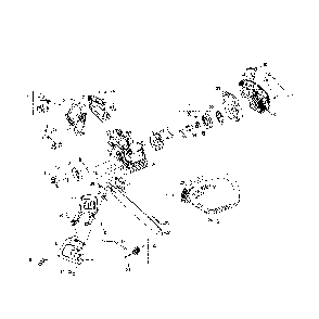 Side cover & clutch Diagram and Parts List for 967061501  Poulan Chainsaw