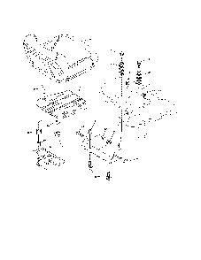 Seat assembly Diagram and Parts List for PP24VA54-96046008000  Poulan Lawn Tractor