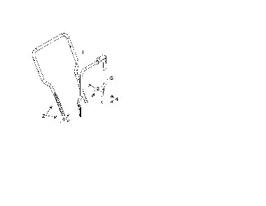 Lower handle Diagram and Parts List for 96192009000  Poulan Snow Blower