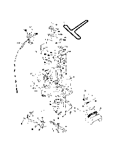 Mower deck Diagram and Parts List for 96012000402  Poulan Lawn Tractor