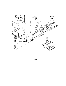 Gear case Diagram and Parts List for PRC6Y22CHA-2001  Poulan Lawn Mower