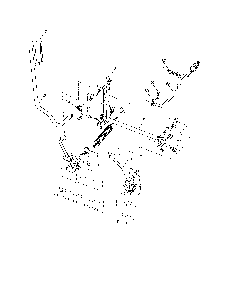 Mower lift Diagram and Parts List for 96042002700  Poulan Lawn Tractor