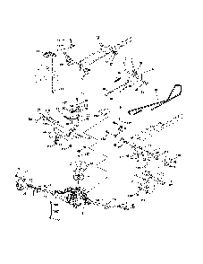 Ground drive Diagram and Parts List for 96022000101  Poulan Lawn Tractor