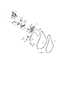 Pulleys/belts/arm idler Diagram and Parts List for 96192009101  Poulan Snow Blower