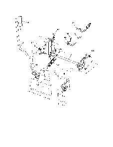 Mower lift Diagram and Parts List for 96042003803  Poulan Lawn Tractor