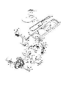 Drive Diagram and Parts List for 96042000200  Poulan Lawn Tractor