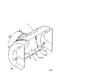 Auger housing Diagram and Parts List for 96198004602  Poulan Snow Blower