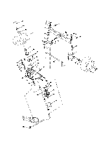 Steering assembly Diagram and Parts List for 96022000101  Poulan Lawn Tractor