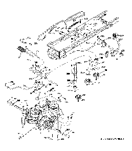 Drive Diagram and Parts List for 96042016701  Poulan Lawn Tractor