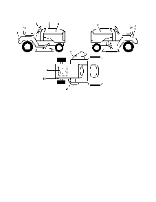 Decals Diagram and Parts List for 96046000800  Poulan Lawn Tractor
