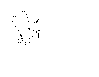 Lower handle Diagram and Parts List for 96192009900  Poulan Snow Blower