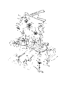 Mower deck Diagram and Parts List for 96042001000  Poulan Lawn Tractor