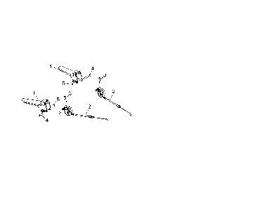 Lever control Diagram and Parts List for 96192008900  Poulan Snow Blower