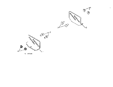 Skid plates Diagram and Parts List for 96192003700  Poulan Snow Blower