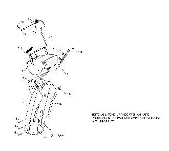 Chute weldment Diagram and Parts List for 96192009102  Poulan Snow Blower