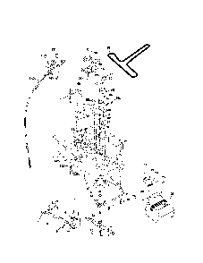 Mower deck Diagram and Parts List for 96012000302  Poulan Lawn Tractor