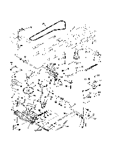 Drive Diagram and Parts List for 96012004600  Poulan Lawn Tractor