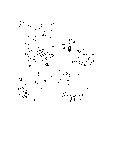 Seat assembly Diagram and Parts List for 96012004600  Poulan Lawn Tractor