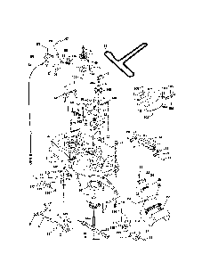 Mower deck Diagram and Parts List for 917279872  Poulan Lawn Tractor