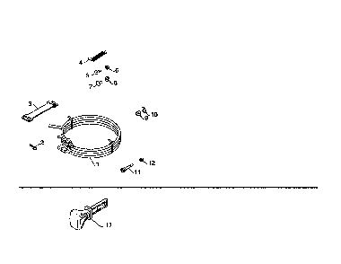 Bag of parts Diagram and Parts List for 96198004600  Poulan Snow Blower
