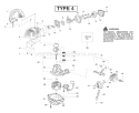 Page C Diagram and Parts List for FL1500LE Type 4 Poulan Leaf Blower / Vacuum