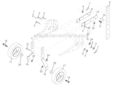 Part Location Diagram of 74760516 Husqvarna Hex Bolt 5/16