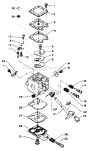 Page A Diagram and Parts List for GLT770  Poulan Trimmer