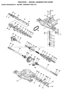 Part Location Diagram of 5510 Poulan Bearing, Flange