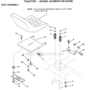 Part Location Diagram of 124181X Husqvarna Spring, Seat Cprsn