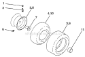 Part Location Diagram of 104757 Husqvarna Hub Cap