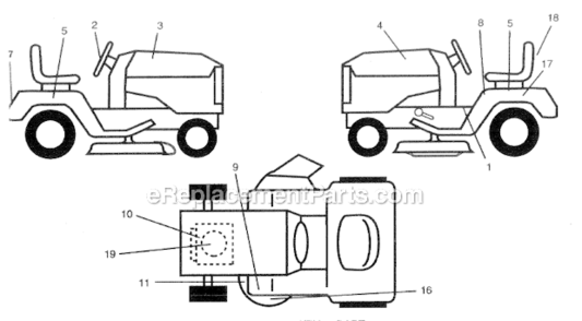 Part Location Diagram of 165352 Husqvarna Decal Hp Engine